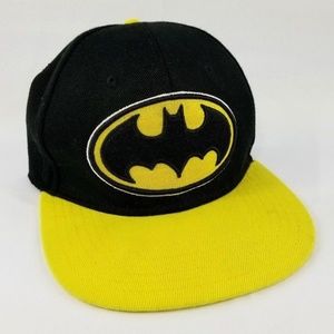 DC Comics Batman Hat Snap-back Cap Yellow/Black